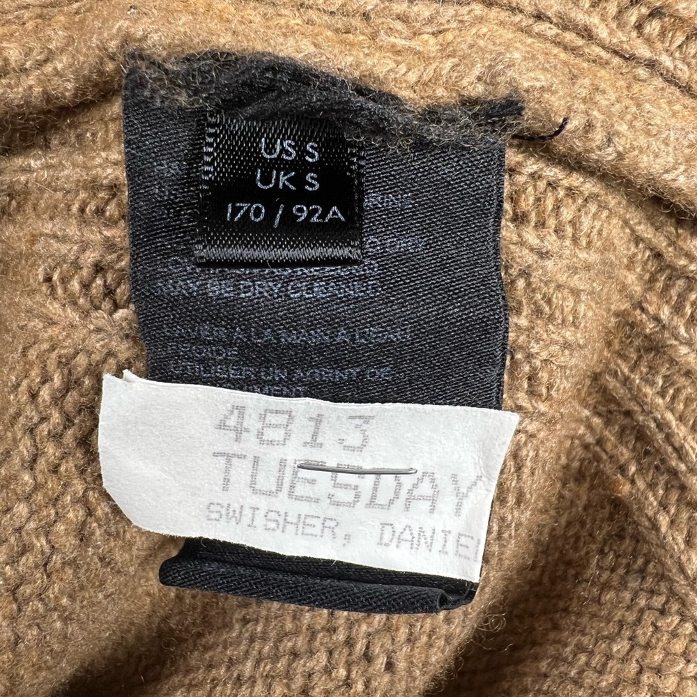 Anthropologie Blair Wool Blend Turtleneck Color Camel Size S Will Fit Medium - Picture 8 of 8